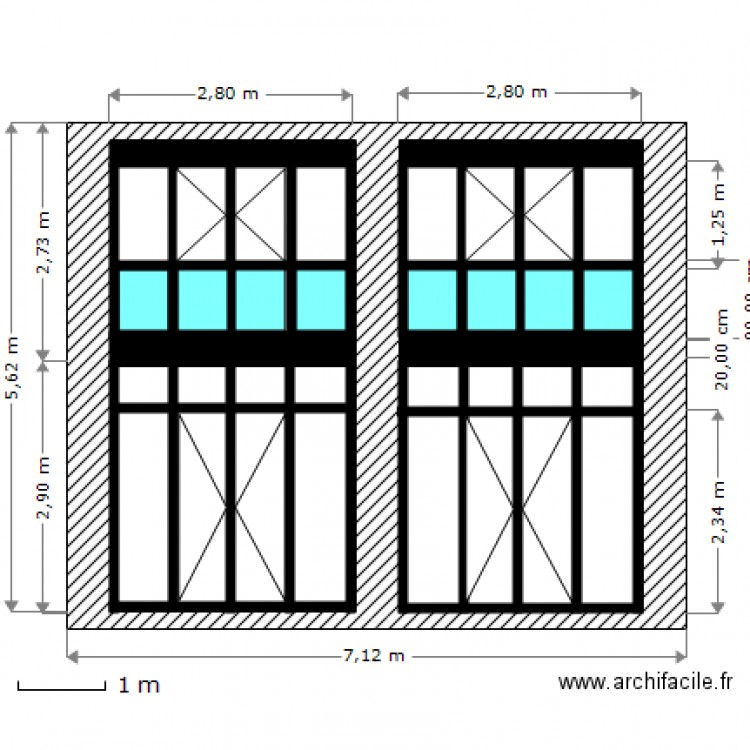 MUR RIDEAU 4. Plan de 0 pièce et 0 m2