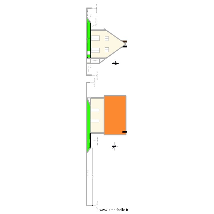 DP04 plan des façades. Plan de 0 pièce et 0 m2