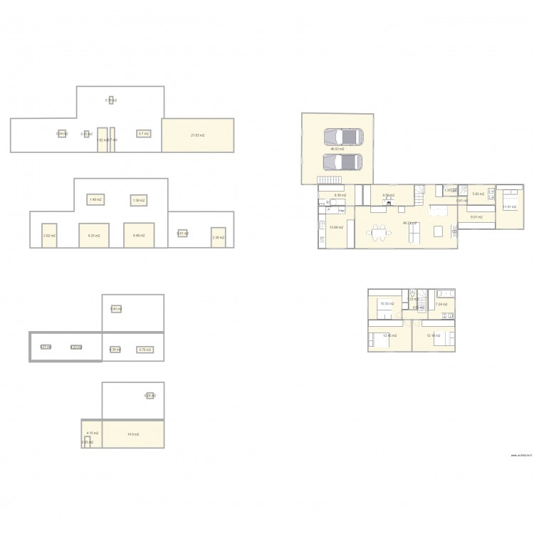 MAISON EVOLUTIVE. Plan de 0 pièce et 0 m2