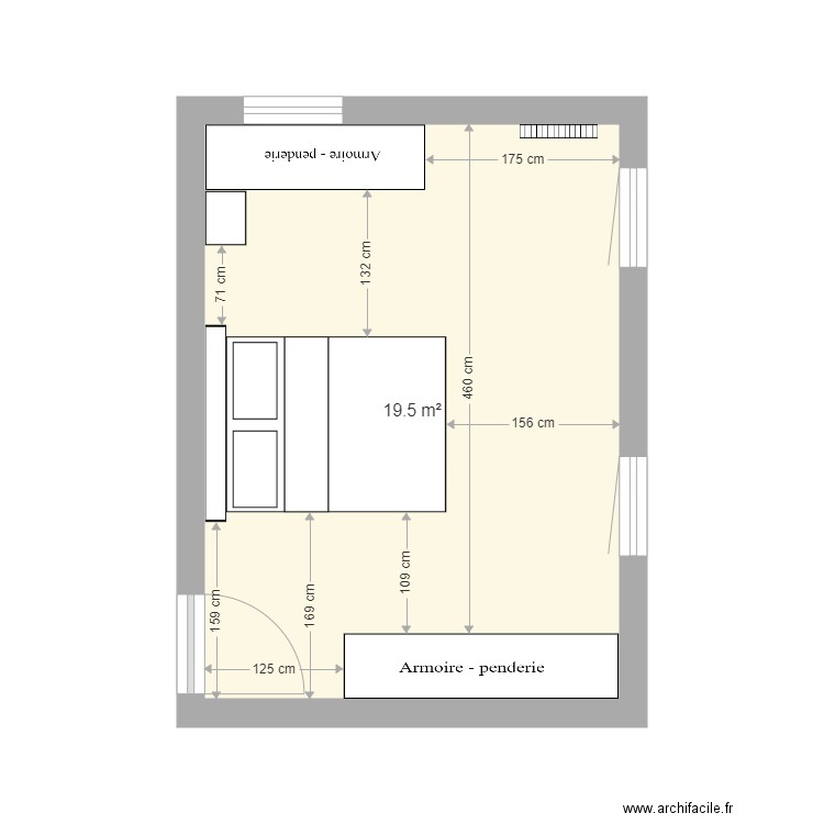 chambre 2 Meaux v2. Plan de 0 pièce et 0 m2