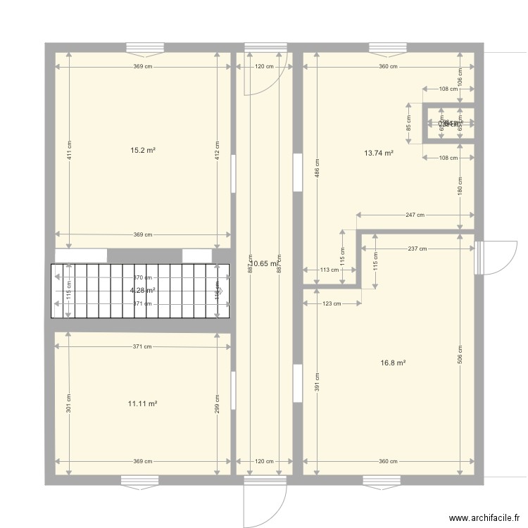 1er étage chambres Aimargues . Plan de 0 pièce et 0 m2