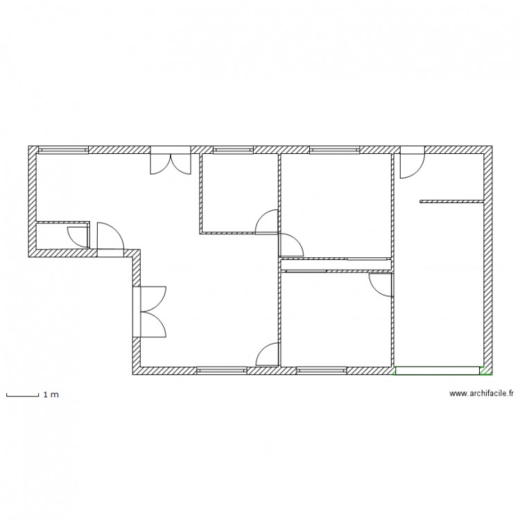 maison nu. Plan de 0 pièce et 0 m2