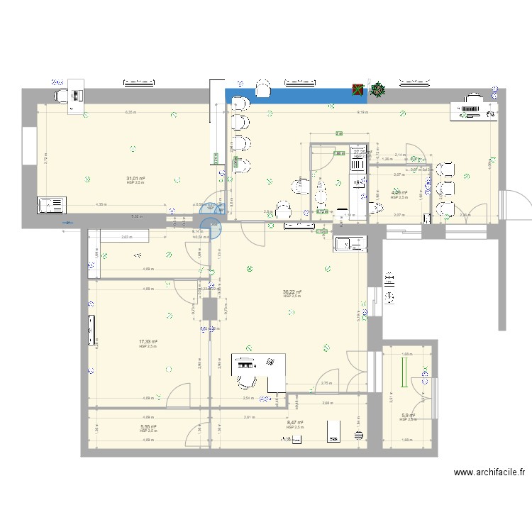 cabinet julien 2. Plan de 0 pièce et 0 m2