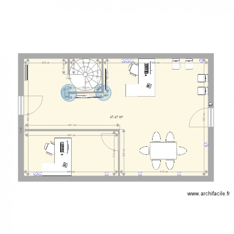 gougeard. Plan de 0 pièce et 0 m2