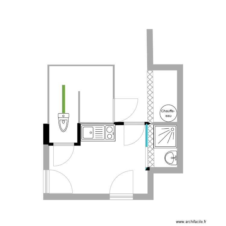 salle1. Plan de 0 pièce et 0 m2