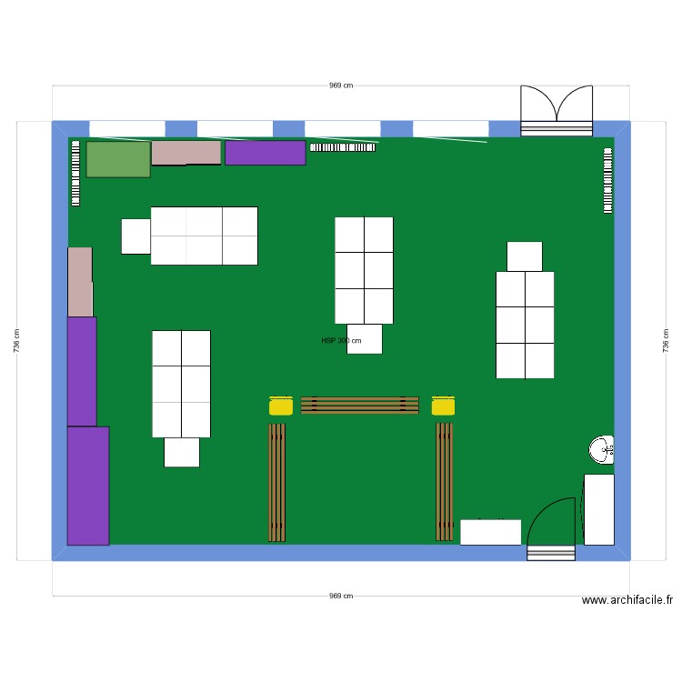 classe GS. Plan de 0 pièce et 0 m2