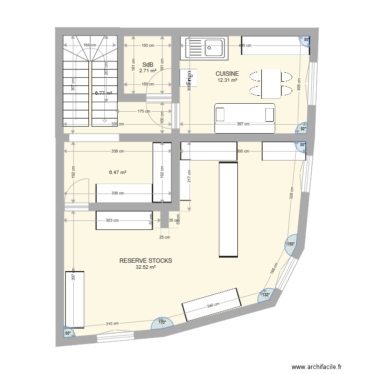 Pharmacie 1er etage. Plan de 0 pièce et 0 m2