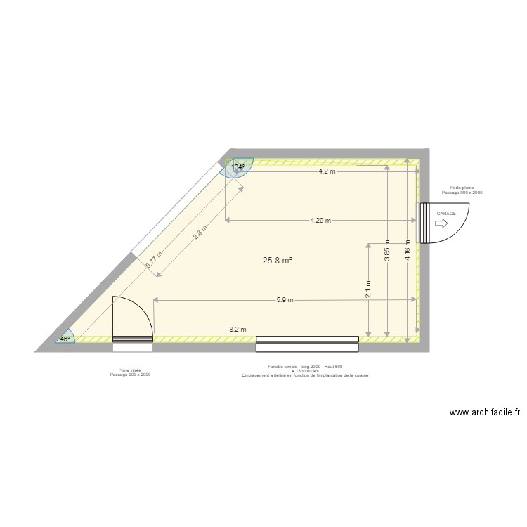 cuisine v3. Plan de 0 pièce et 0 m2