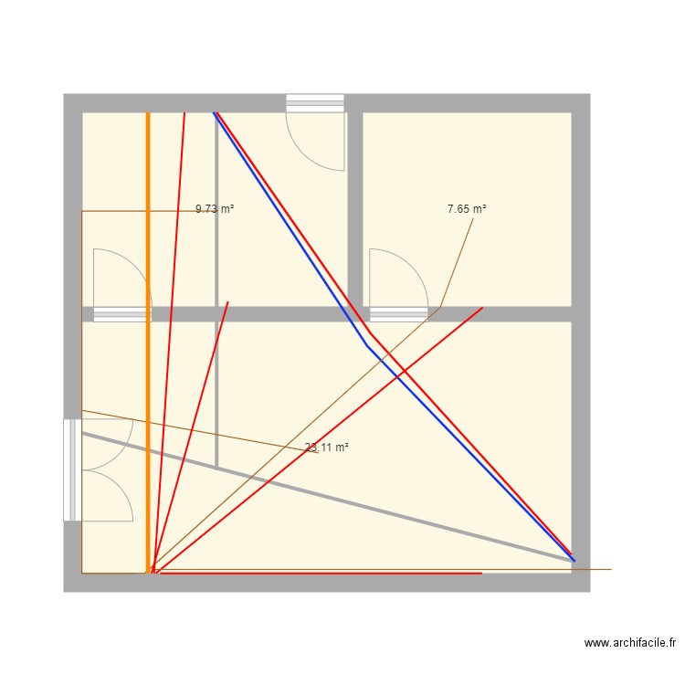 Ecurie. Plan de 0 pièce et 0 m2