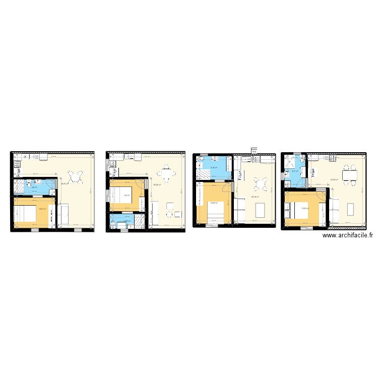 STUDIO. Plan de 0 pièce et 0 m2