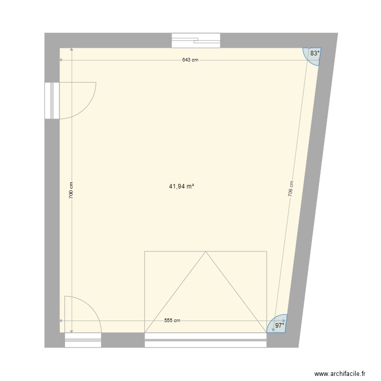 garrage. Plan de 0 pièce et 0 m2