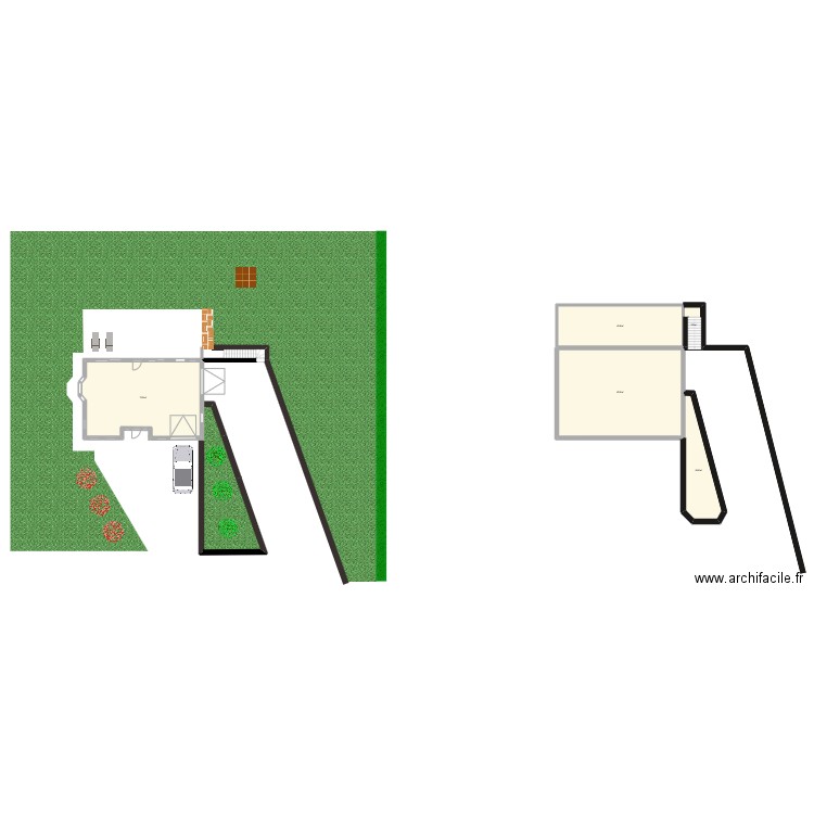 plan denis vancayzeele. Plan de 5 pièces et 244 m2