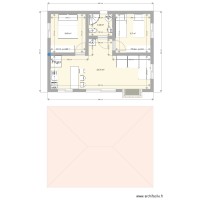 Plan maison 7a2li 48m2 type 1