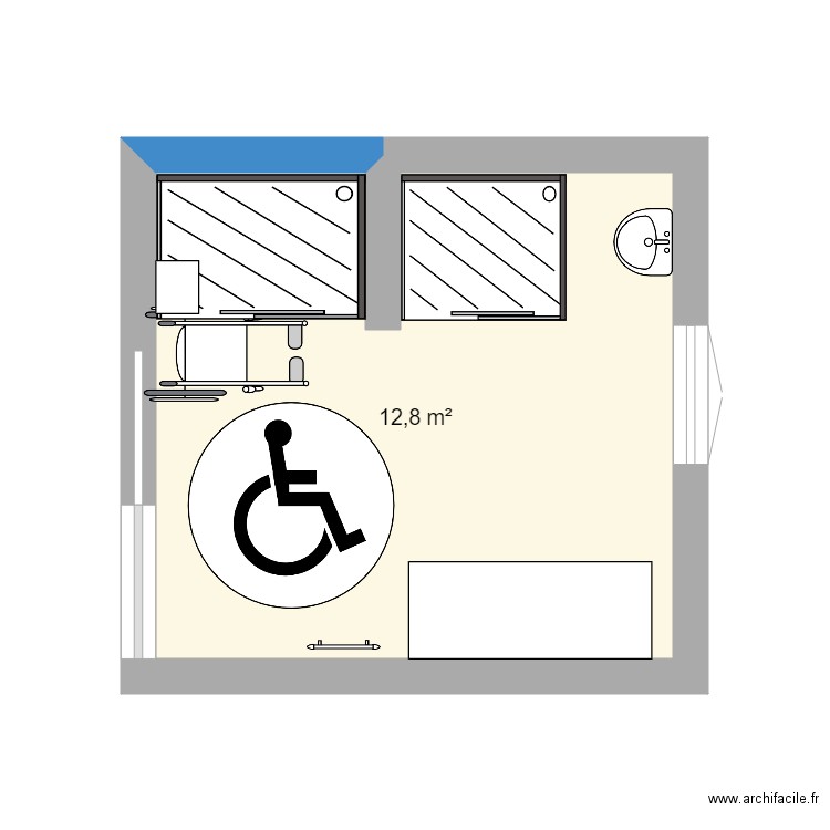 SDB préado. Plan de 0 pièce et 0 m2