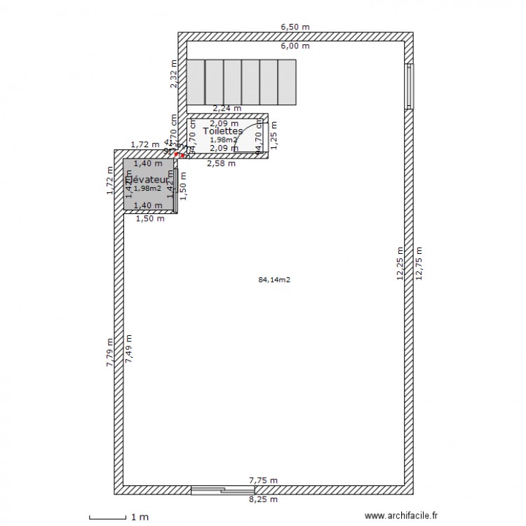 Librairie RdC. Plan de 0 pièce et 0 m2