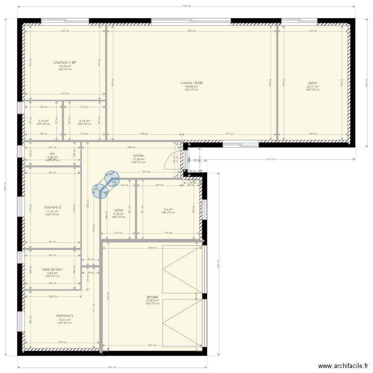 plan coté juju. Plan de 0 pièce et 0 m2