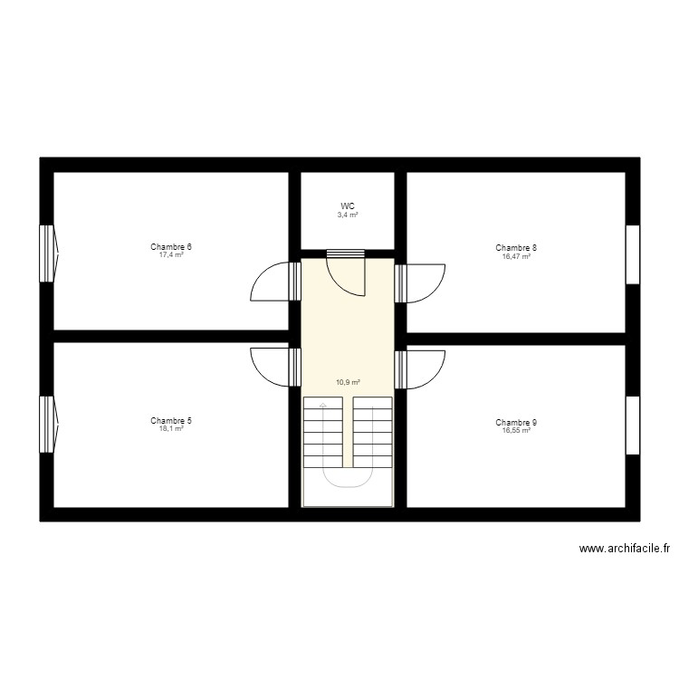 Acceuil 2ème étage. Plan de 0 pièce et 0 m2