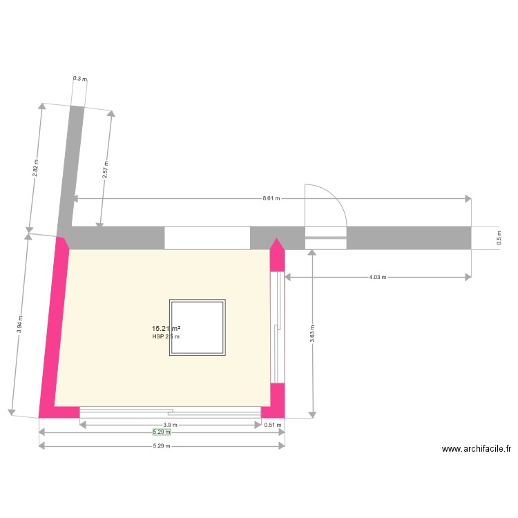 extension maison. Plan de 0 pièce et 0 m2