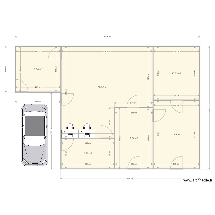 Chambre froide. Plan de 0 pièce et 0 m2