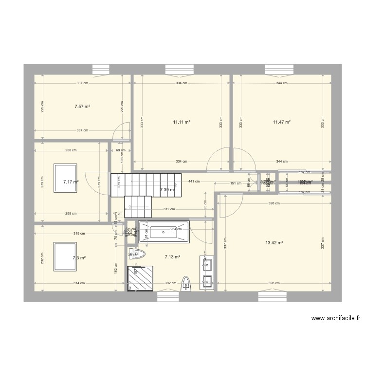 Etage BOIS. Plan de 0 pièce et 0 m2