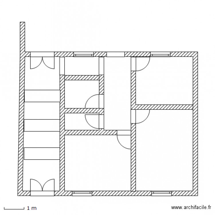 1er niveau. Plan de 0 pièce et 0 m2