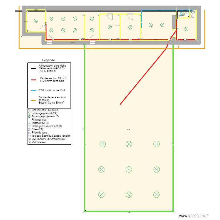 Bureau Deco Jardin. Plan de 0 pièce et 0 m2