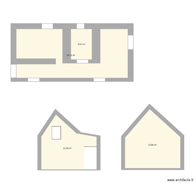 maison terrain 1. Plan de 0 pièce et 0 m2