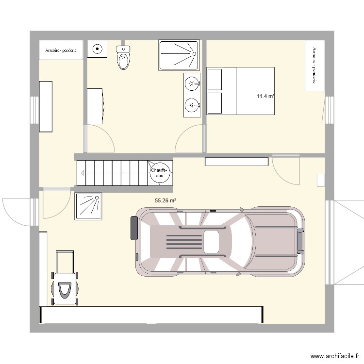 rez de chaussée saint martin. Plan de 0 pièce et 0 m2