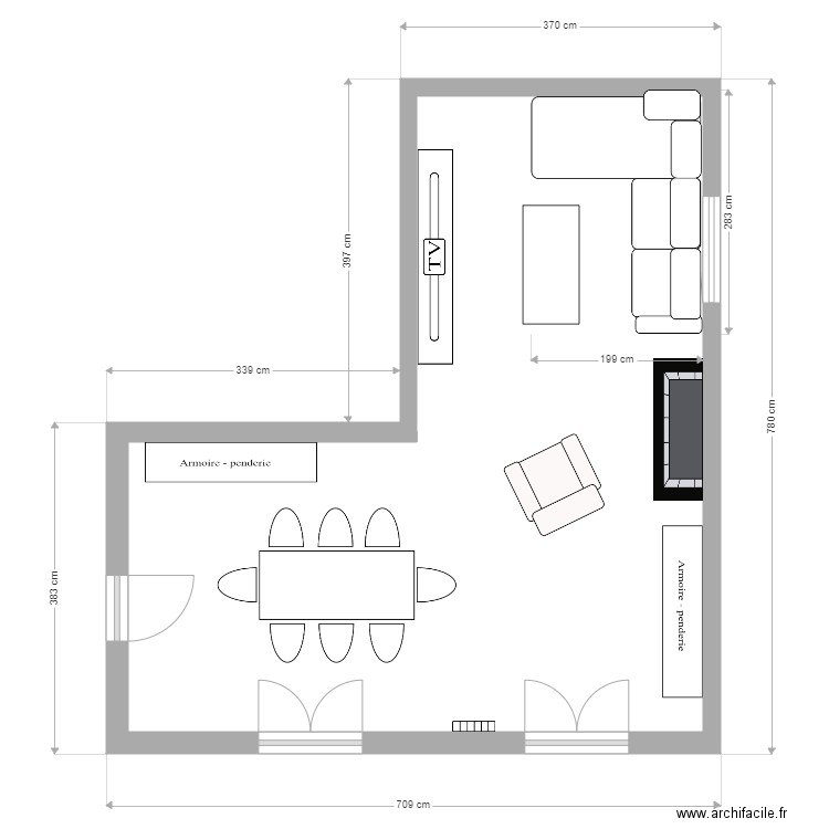 salon epervier. Plan de 0 pièce et 0 m2