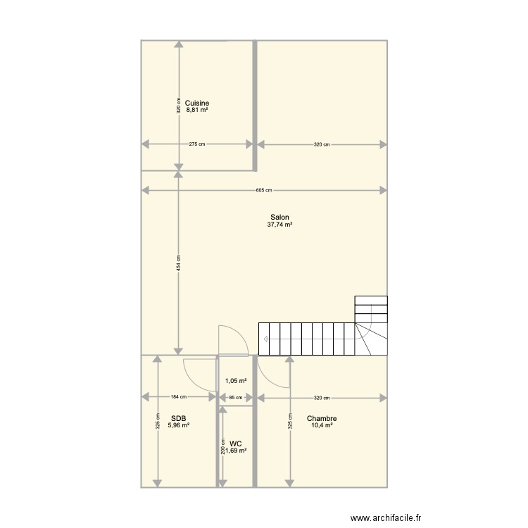 Piraillan. Plan de 0 pièce et 0 m2