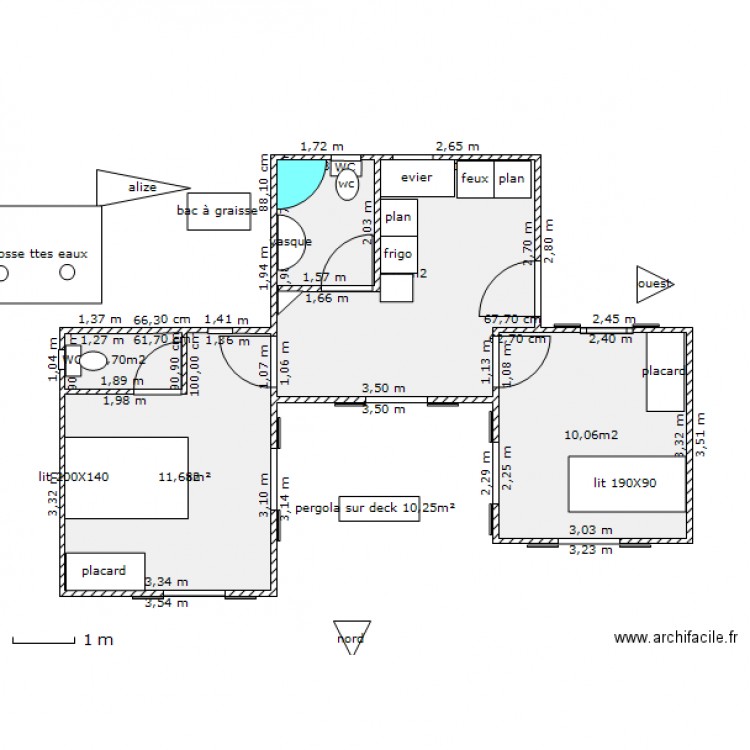 4volumes. Plan de 0 pièce et 0 m2