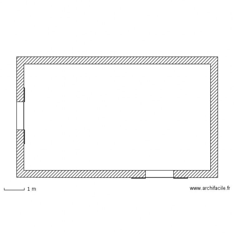 1erESCAL-innNU. Plan de 0 pièce et 0 m2