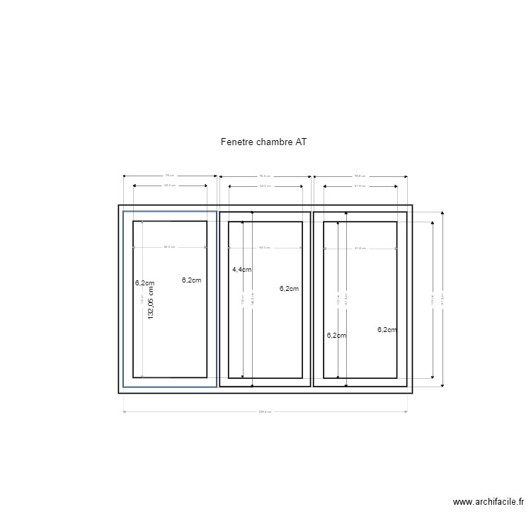 Fenetre chambre AT. Plan de 0 pièce et 0 m2