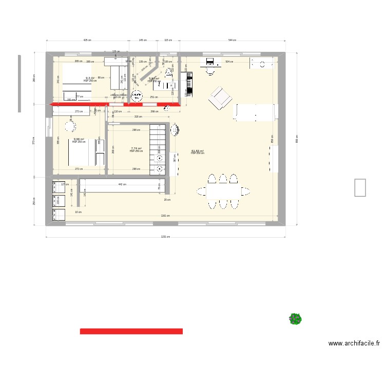 Deuxième série final fin. Plan de 0 pièce et 0 m2