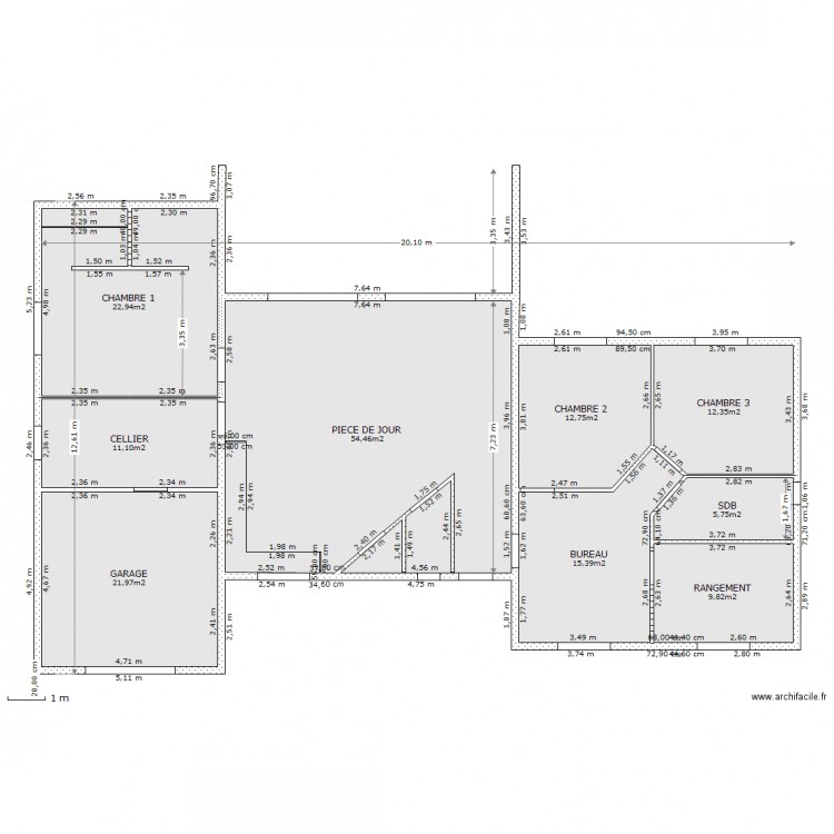 rez de chaussée COTES. Plan de 0 pièce et 0 m2