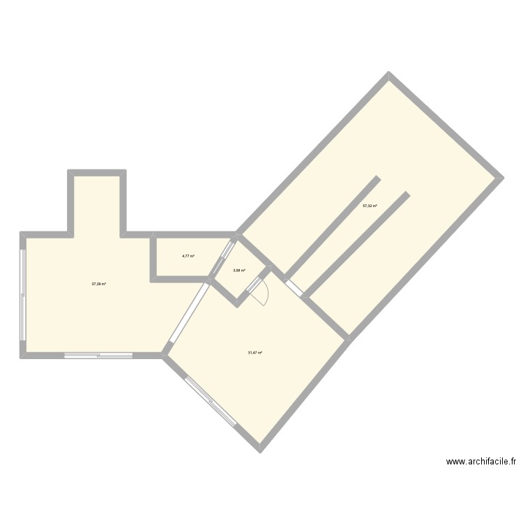 MAISON PASSIVE. Plan de 5 pièces et 134 m2