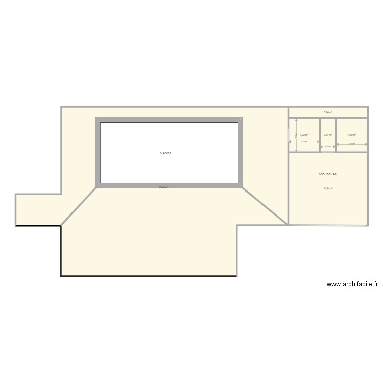 piscine sans cotes 2. Plan de 0 pièce et 0 m2