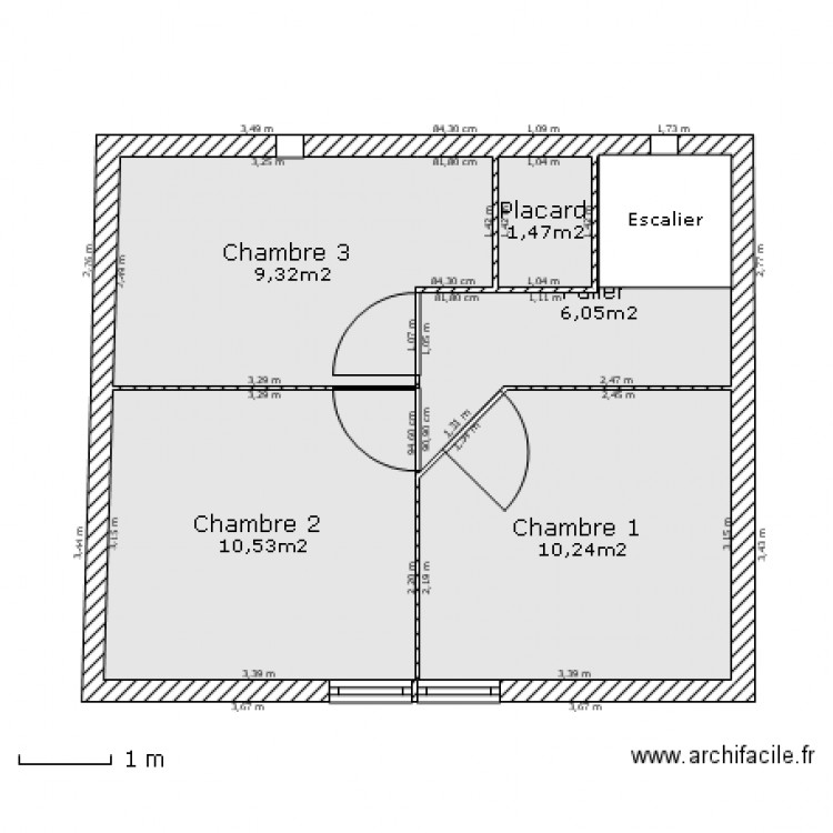 Houat 2h. Plan de 0 pièce et 0 m2