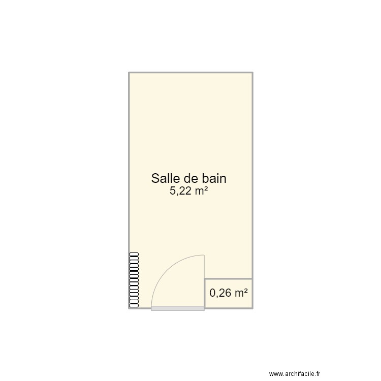 salle de bain. Plan de 0 pièce et 0 m2