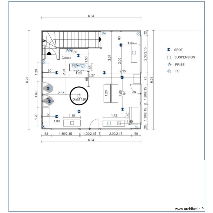 dressing cindy. Plan de 0 pièce et 0 m2