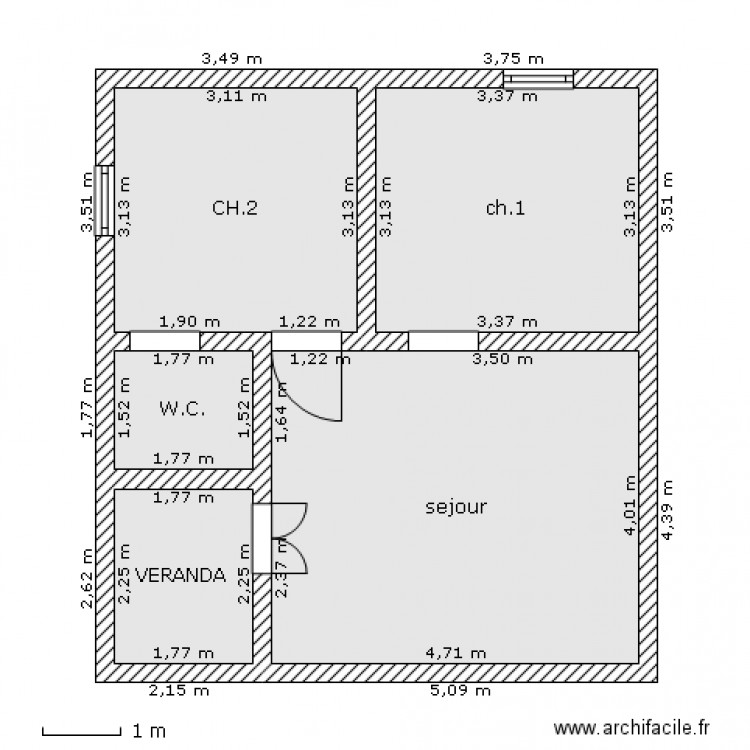 Plan. Plan de 0 pièce et 0 m2