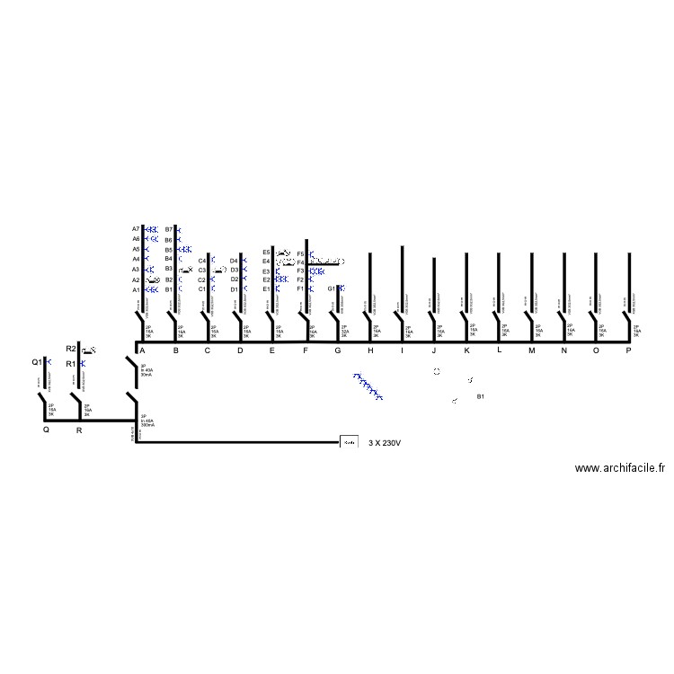 électrisiez 2. Plan de 0 pièce et 0 m2