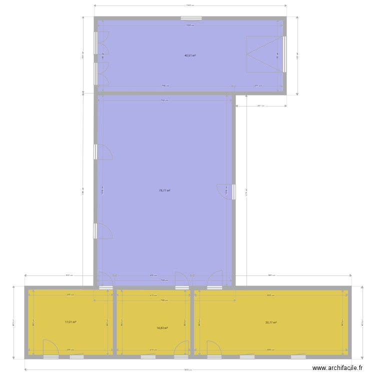 ORIGINAL pour permis. Plan de 0 pièce et 0 m2