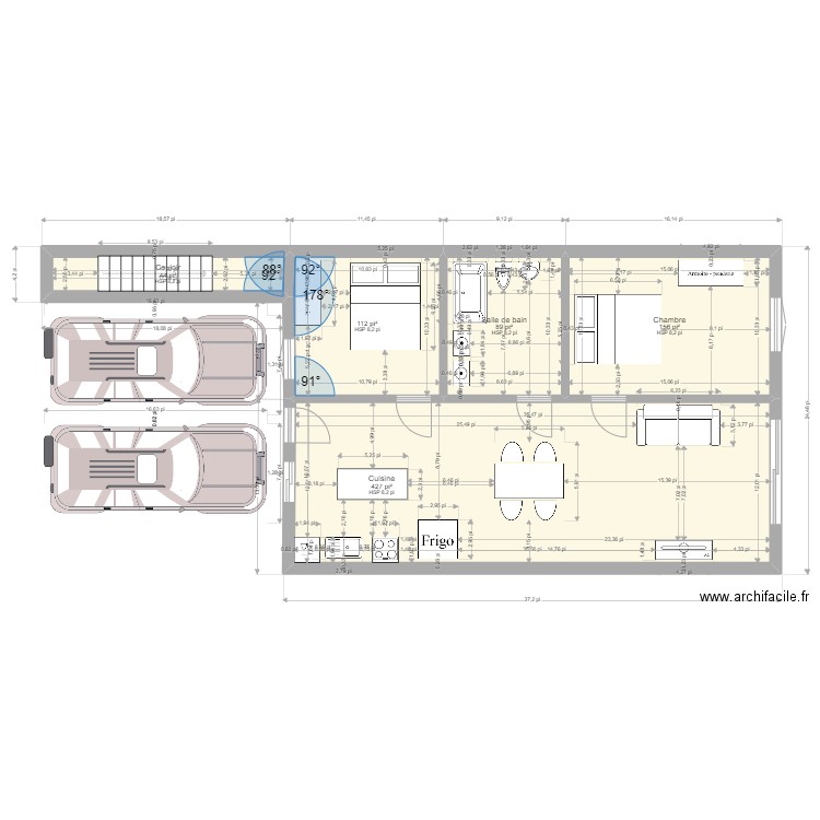 plan 225. Plan de 0 pièce et 0 m2