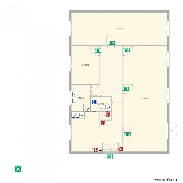 plan securite bis. Plan de 0 pièce et 0 m2