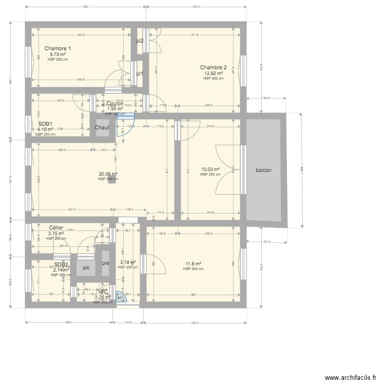 appartement renovation v14 20200518. Plan de 0 pièce et 0 m2