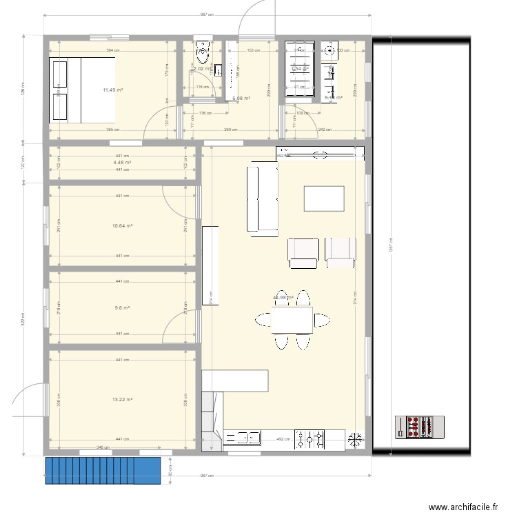 all pat 115. Plan de 0 pièce et 0 m2