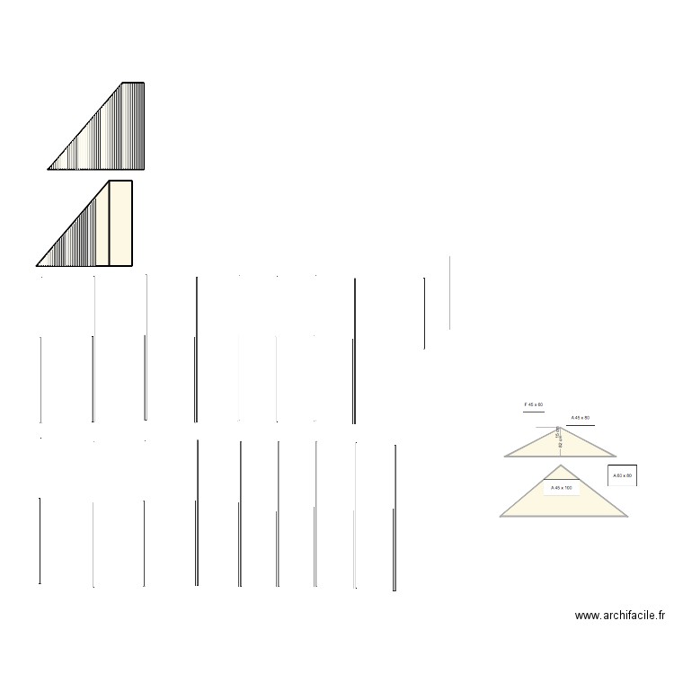 CALEPINAGE BARDAGE. Plan de 0 pièce et 0 m2