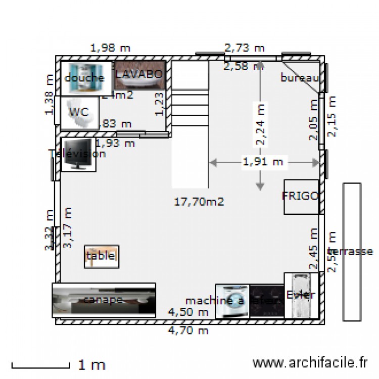 basseterreRC. Plan de 0 pièce et 0 m2