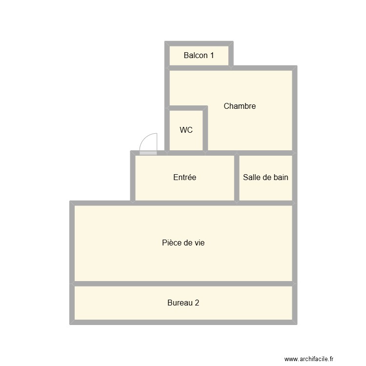 2412 MAHE. Plan de 7 pièces et 22 m2